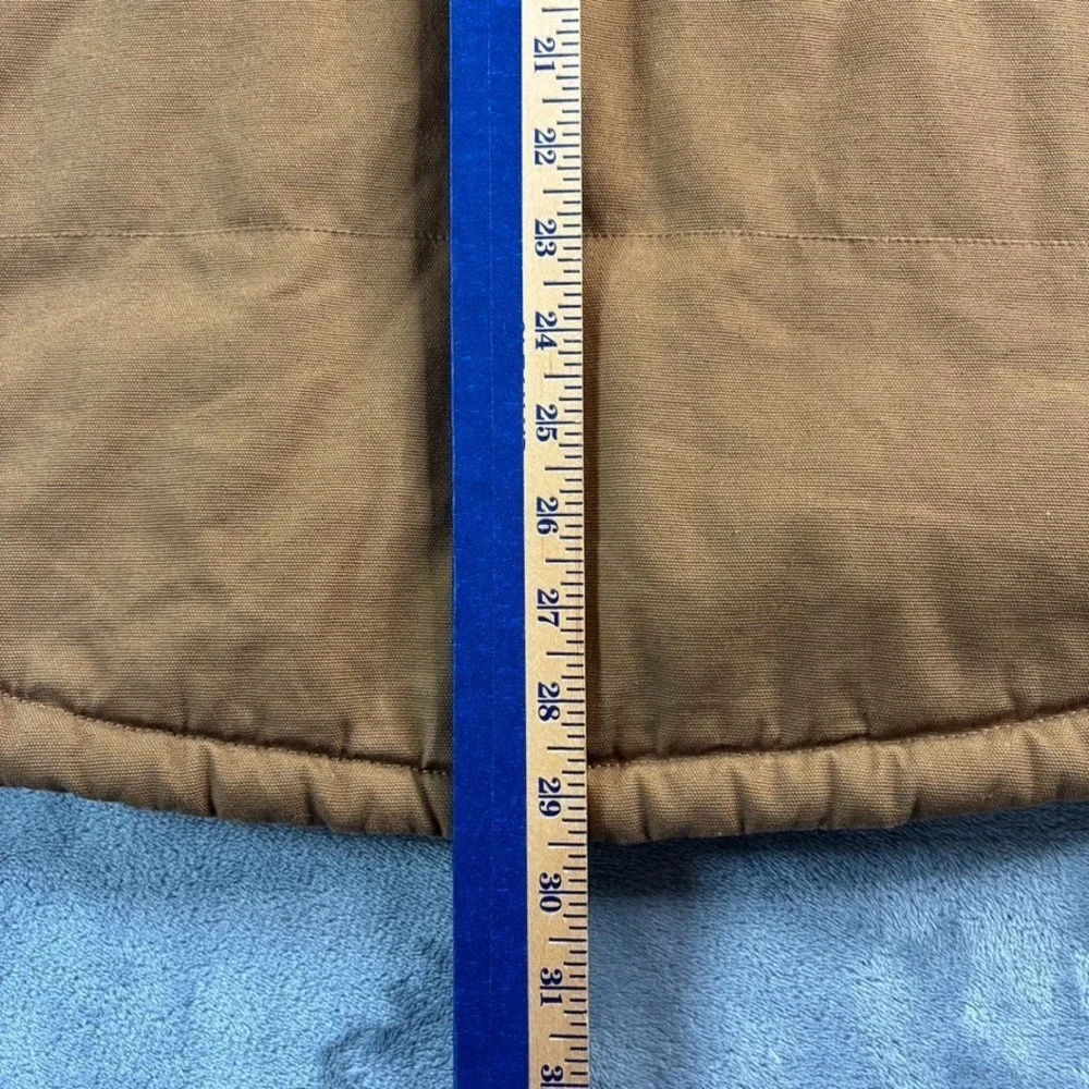 LEE Workwear Sherpa Lined Vest Full Zip Durable Canvas Men's‎ Sz XL Tobacco NWOT